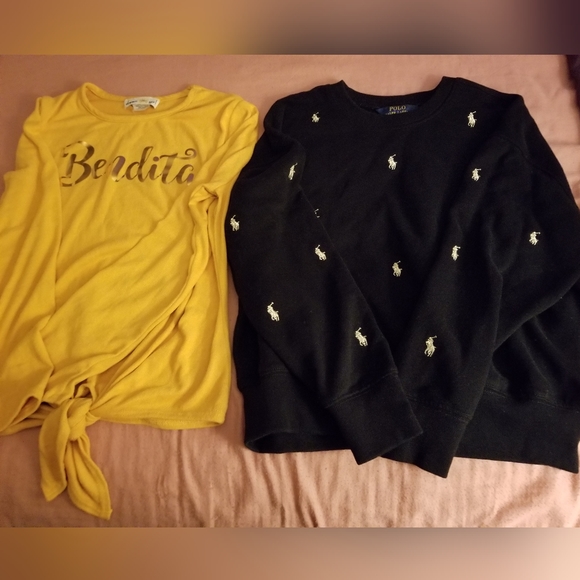 🎀Pre-owned Girls 2 piece tops. Polo Ralph Lauren and Dream Girl. - Picture 14 of 15
